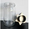 Teelichthalter Krone auf Glas