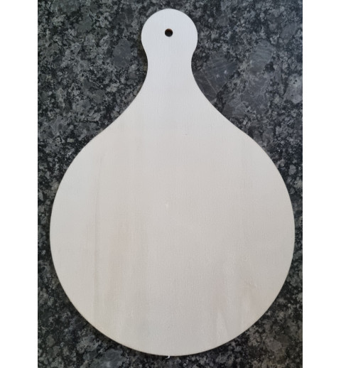 Holz Schild Schneidebrettform natur