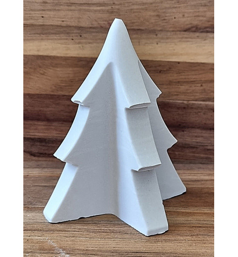 Beton Tannenbäumchen weiss 2