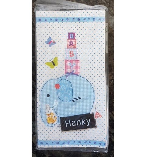 Taschentücher Baby blau