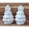 Beton Weihnachtsbäumchen/Stern weiss