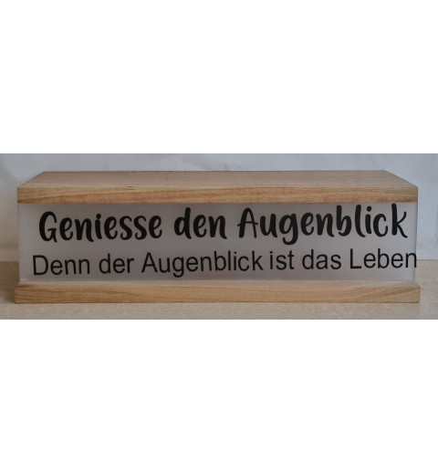 Led Lichterbalken "Genieße den....."