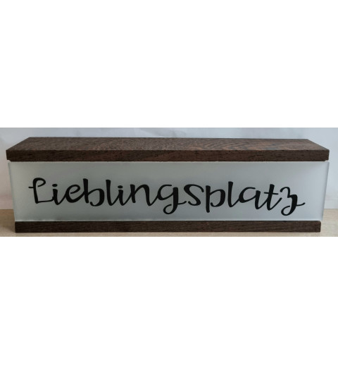 Led Lichterbalken "Lieblingsplatz"
