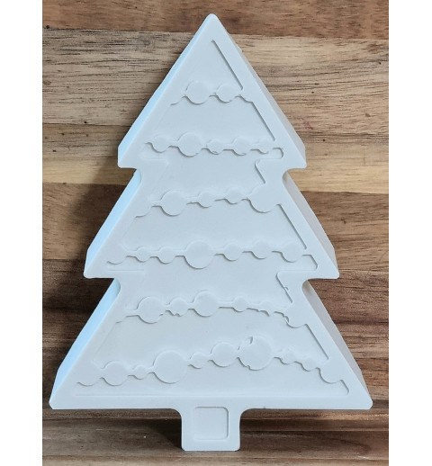 Beton Weihnachtsbäumchen 1 weiss