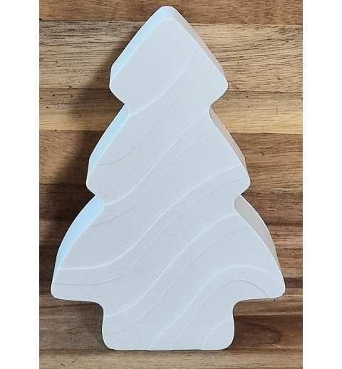 Beton Weihnachtsbäumchen 2 weiss