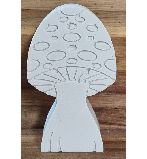 Beton Fliegenpilz 2 weiss