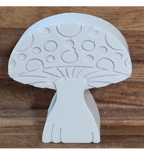 Beton Fliegenpilz 3 weiss