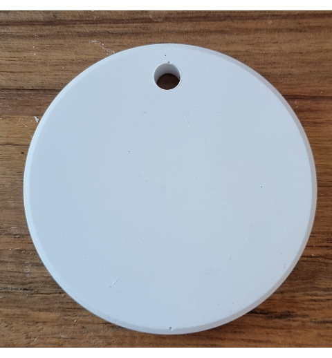 Beton Kreis  zum Hängen weiss
