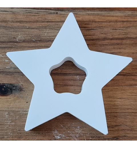 Beton  Stern offen weiss