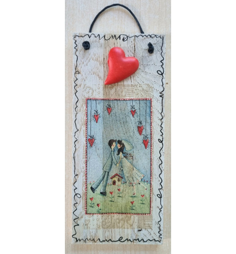 Mini Schild Hochzeitspaar