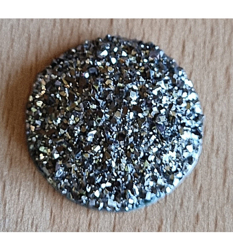 Deko Glitterstein anthrazit