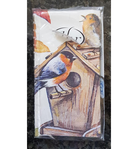 Taschentücher Vogel/Vogelhäusschen