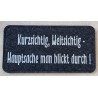 Filz Brillenetui Kurzsichtig anthrazit/silber