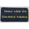 Filz Brillenetui Durchblick behalten anthrazit/gold