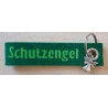 Filz Schlüsselanhänger Schutzengel grün/hellgrün