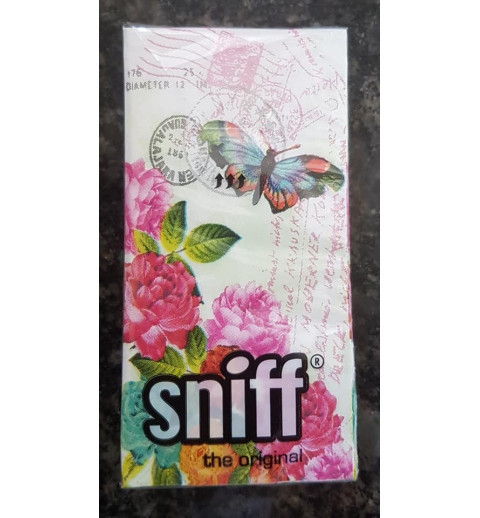 Taschentücher Blumen/Schmetterling