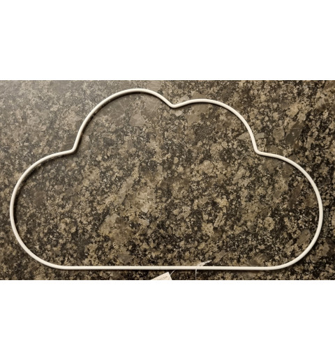 Metall Wolke weiss