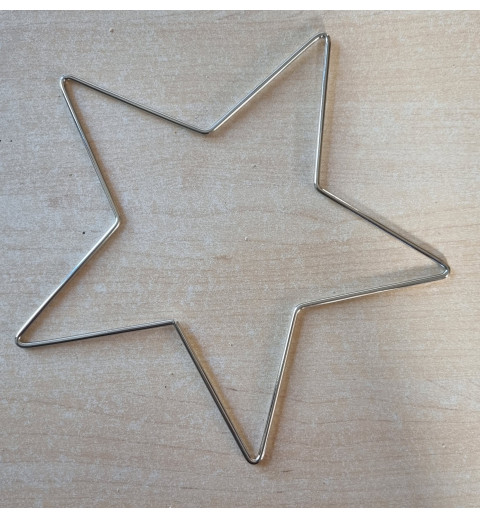 Metall Stern silber