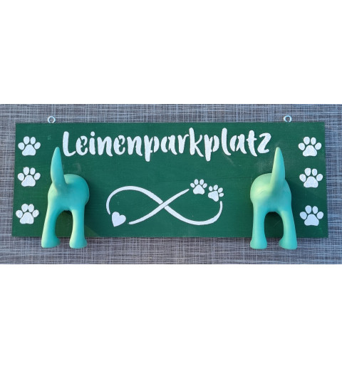Leinenparkplatz  grün