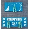Leinengarderobe  türkis