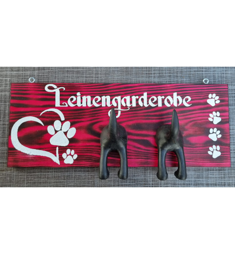 Leinengarderobe pink