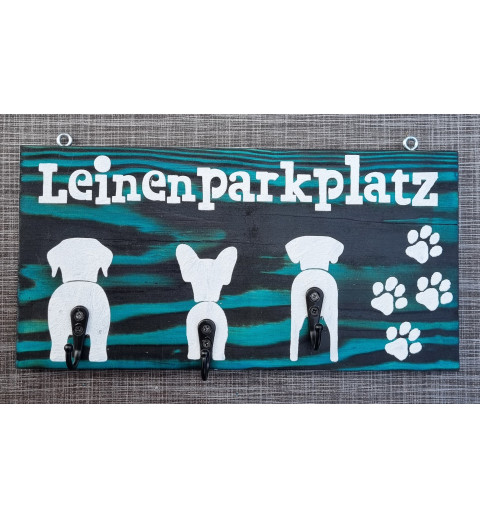 Leinenparkplatz türkis