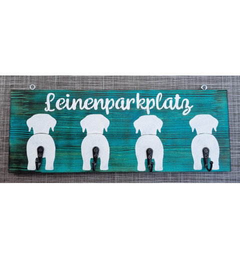 Leinenparkplatz türkis