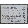 Schablone "Advent, Advent....."