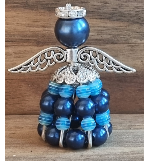 Sicherheitsnadel Engel blau