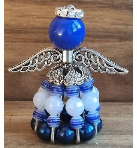 Sicherheitsnadel Engel blau