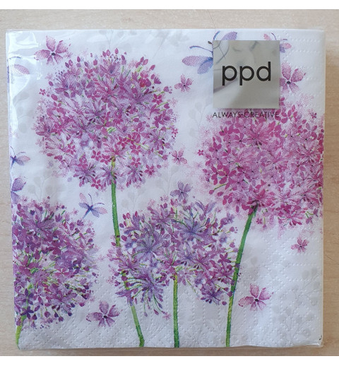Serviette Pusteblumen