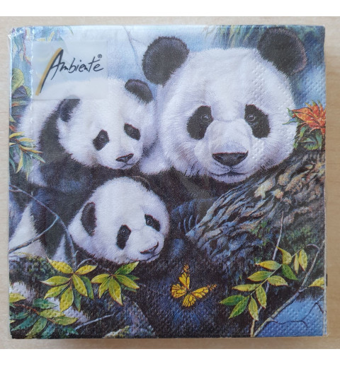 Servietten Pandas