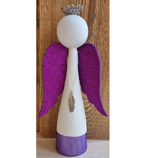 Raysin Engel weiss/violette