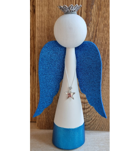 Raysin Engel weiss/türkis