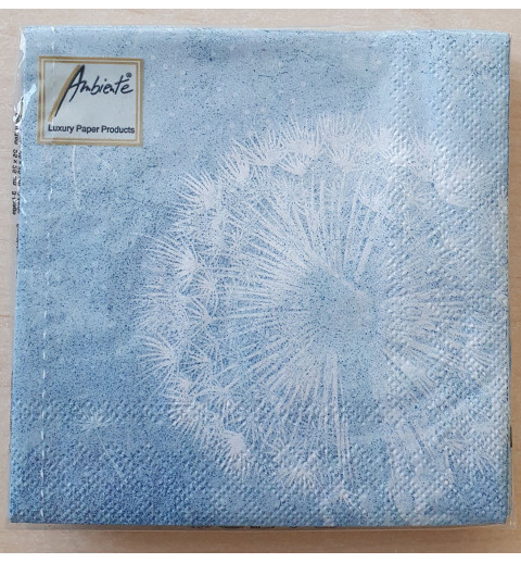 Servietten Pusteblume blau