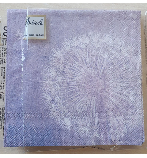 Servietten Pusteblume lila