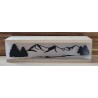 Led Lichterbalken "Berge/Wald" Eiche