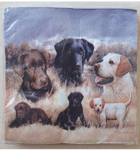 Servietten Labrador