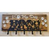 Leinengarderobe "I Love my Dog "