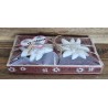 Edelweiss Set " Vo Härze " bordeaux