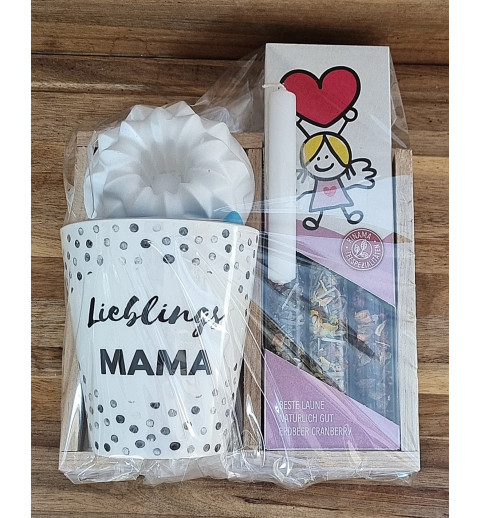 Tee Set " Lieblings Mama " Band weiss