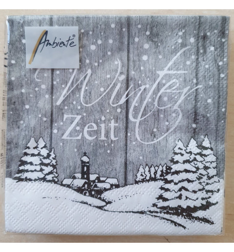 Servietten Winterzeit