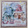 Serviette Wichtelpaar "Merry Christmas"