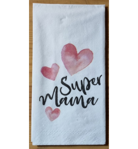 Taschentuch Super Mama