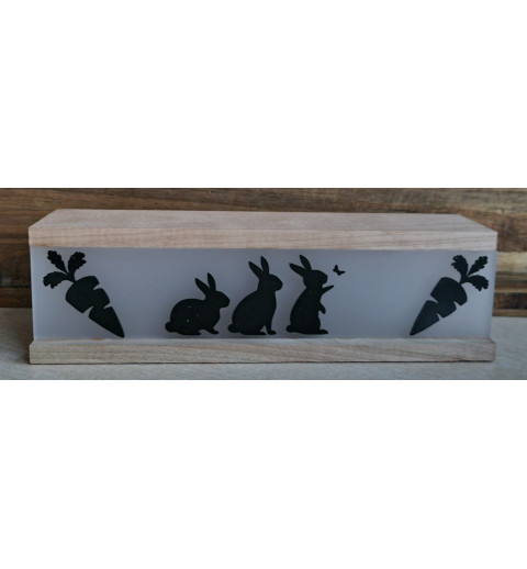 Led Lichterbalken " Kaninchen/Karotte "