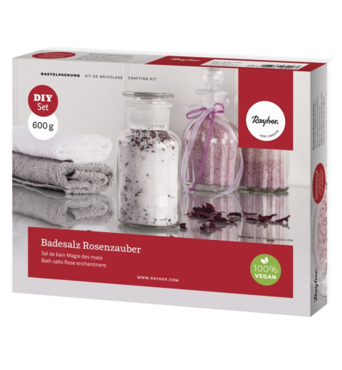 Badesalz Set " Rosenzauber "