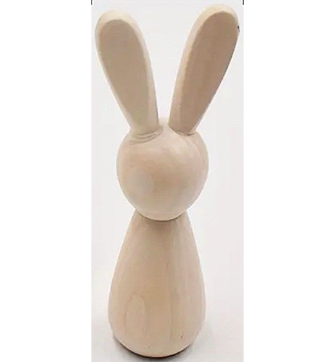 Holz Hase natur