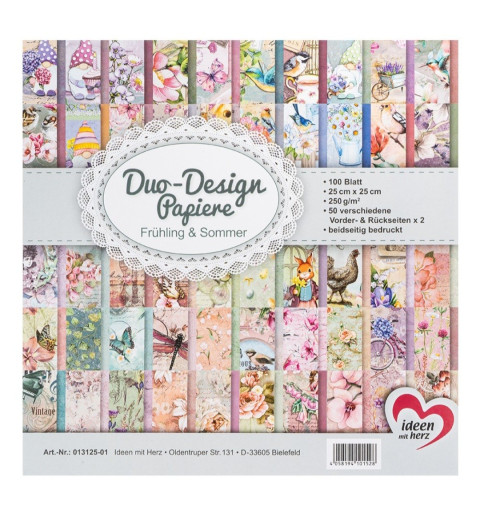 Duo Design Papier " Frühling & Sommer "