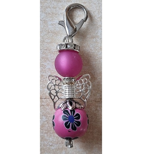 Perlen Engel pink