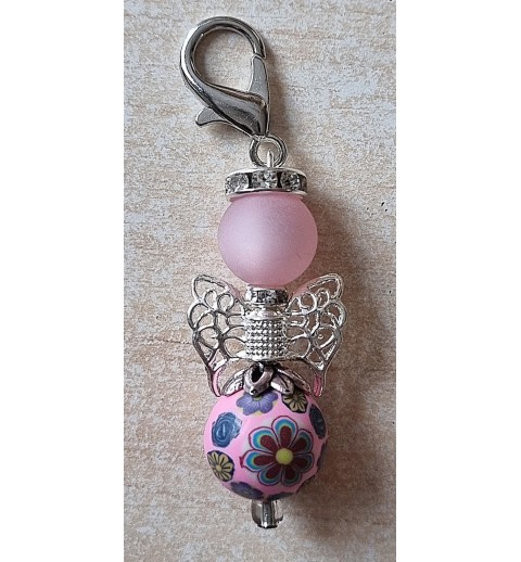 Perlen Engel rosa